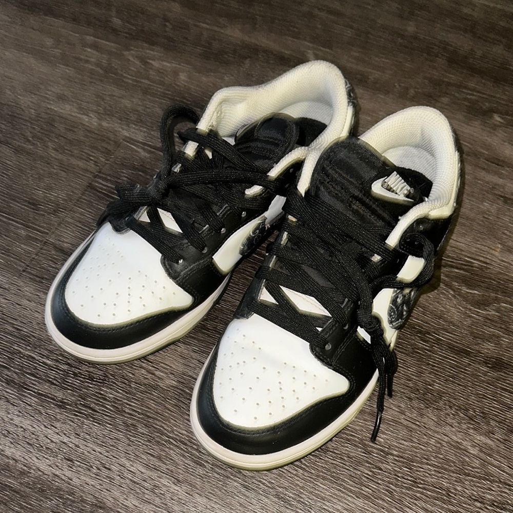 Kids Black and White Sneakers